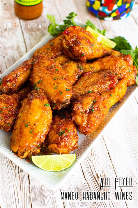 Air Fryer Mango Habanero Chicken Wings Recipe – FOOD is Four Letter Word