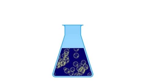 A chemical reaction. Animated chemical r... | Stock Video | Pond5