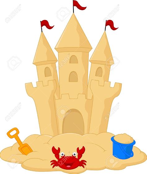 Image result for sand castle template Castle Clipart, Castle Vector ...