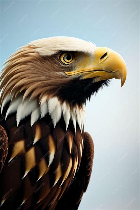 Premium AI Image | bald eagle in flight HD 8K wallpaper Stock ...