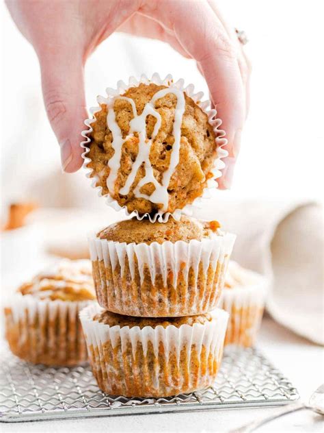 Carrot Cake Muffins - Fit Foodie Finds