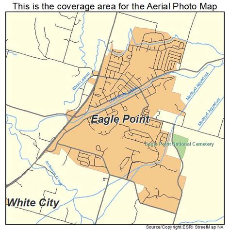 Aerial Photography Map of Eagle Point, OR Oregon