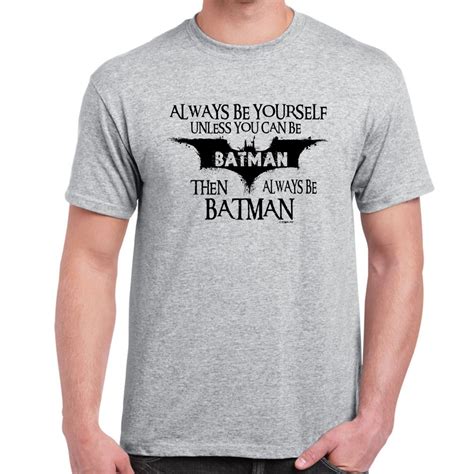 Mens Funny Sayings Slogans T Shirts-Always Be Batman tshirt