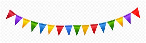 Colorful Pennant Banner PNG | Citypng