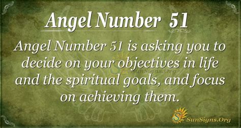 Angel Number 51 Meaning - A Symbol Of Spiritual Growth - SunSigns.Org