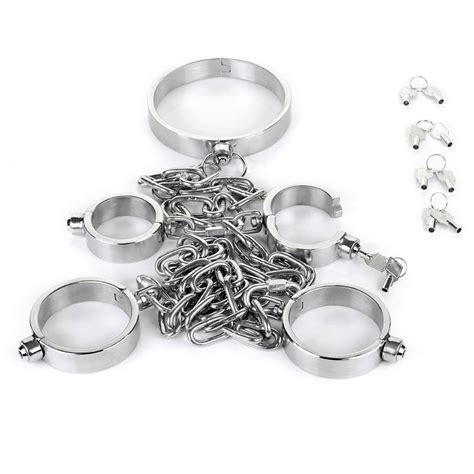 Hand Foot And Neck Cuffs Restraint Set SQ33043 - SMTASTE