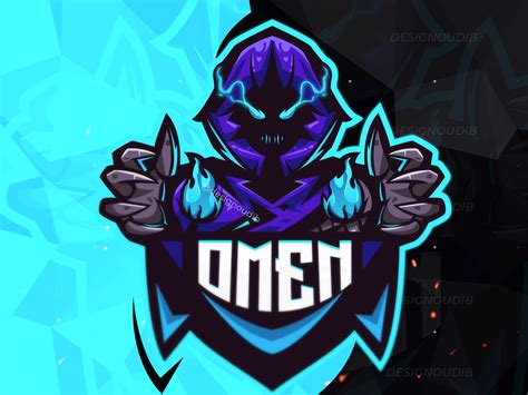 Valorant Omen Character Gaming Esports Mascot Logo by Simo Oudib on ...