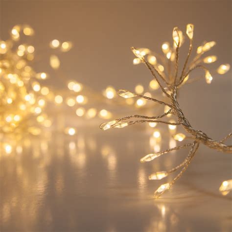 8’ Fairy Lights String – LED Cluster Lights Christmas Lights – Fairy ...