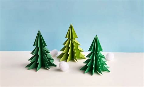 How to Make 3d Paper Christmas Trees (+ Video & Tips)