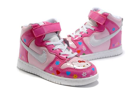 Nike Hello Kitty High Dunks Shoes For Kids