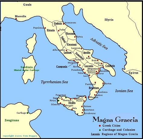 Colonies | Greek Colonies in Italy | By: MapsoftheANcientWOrld ...