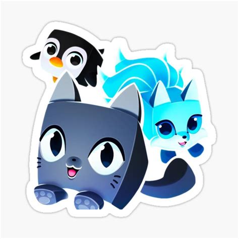 "Pet Simulator" Sticker for Sale by TJ-Prod | Redbubble