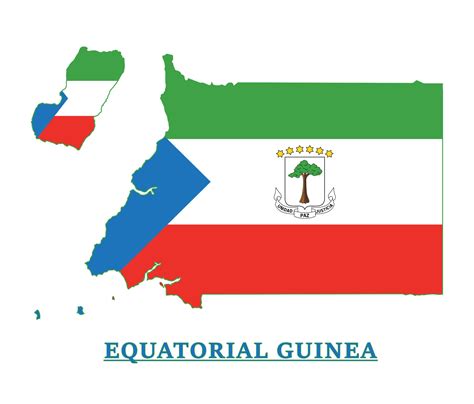 Equatorial Guinea National Flag Map Design, Illustration Of Guinea ...