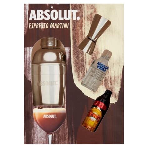 Absolut Espresso Martini Gift Set - Tesco Groceries