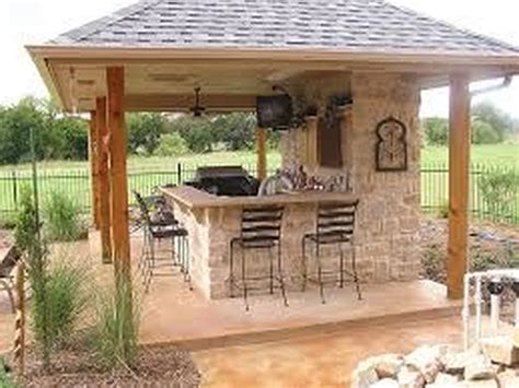 Nice 35 Casual Outdoor Design Ideas. | Outdoor kitchen decor, Backyard ...