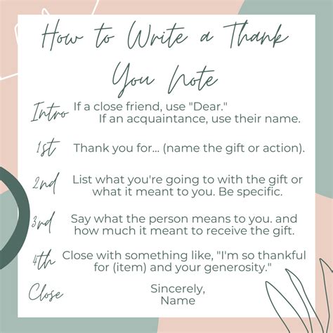 How to Write a Thank You Note - Examples and Helpful Timeline