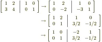 Mathwords: Inverse of a Matrix