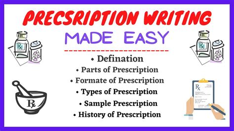 Prescription Writing| How to write a prescription| Parts of ...