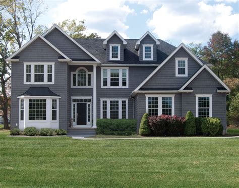 Light Grey Siding White Trim | Home Design Ideas