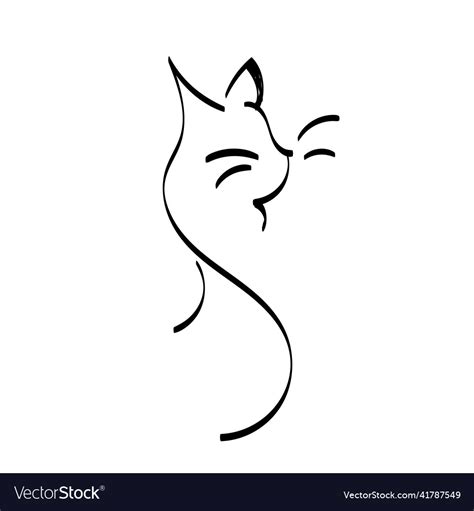 Share more than 90 line art simple cat tattoo latest - in.coedo.com.vn