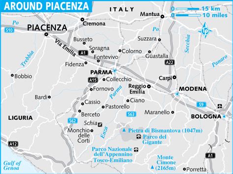 Piacenza Map