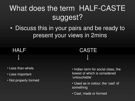 PPT - Half-Caste PowerPoint Presentation, free download - ID:2982270