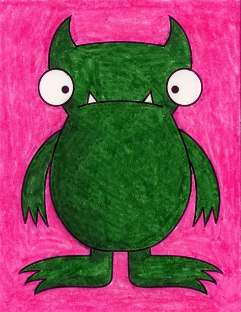 Monster Drawing For Kids