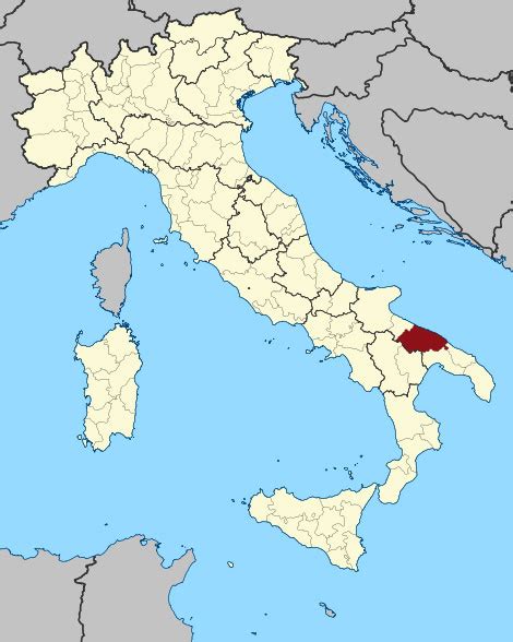 Provincia de Bari de Apulia, Italia - Embajada de Italia