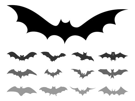 Bat Silhouettes Vector Art & Graphics | freevector.com