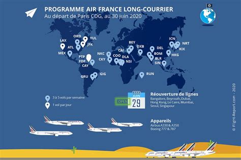 Air France renforce progressivement son programme de vols