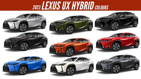 2023 Lexus UX Hybrid - All Color Options - Images | AUTOBICS