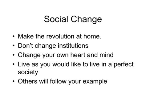 Social Change