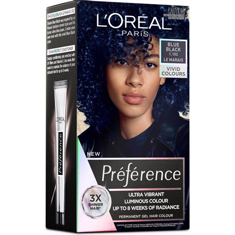 L'oreal Paris Preference Vivids Hair Colour Blue Black Each | Woolworths