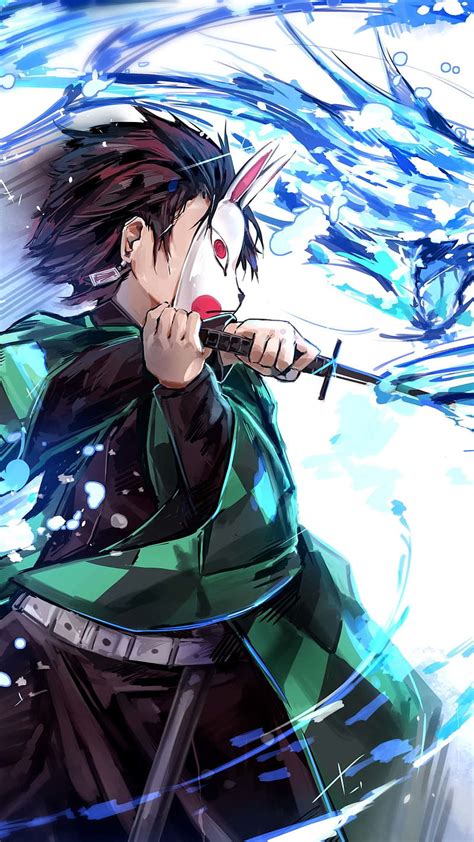 1179x2556px, 1080P free download | Tanjiro training, demon slayer ...