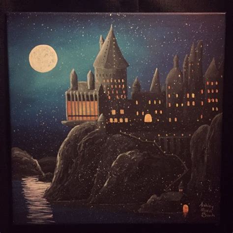 Hogwarts Castle Paintings | Home Decor Ideas