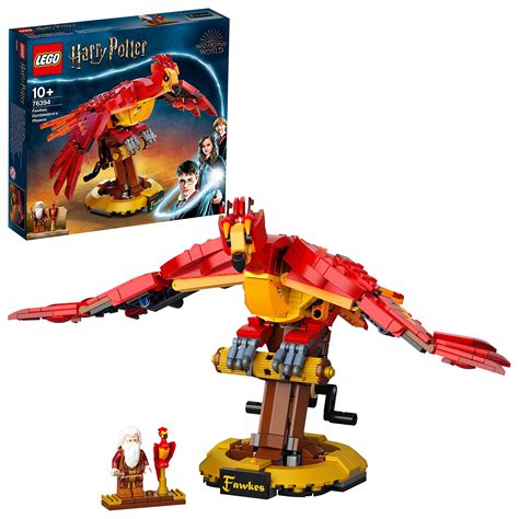 Buy LEGO 76394 Harry Potter Fawkes Dumbledore’s Phoenix Building Set ...