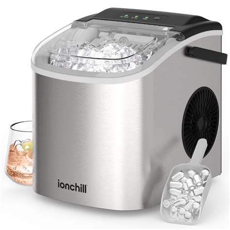 Ionchill Home Ice Maker, Compact Electric Quick Cube Machine, Portable ...