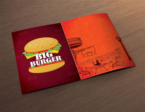 Big Burger Menu on Behance