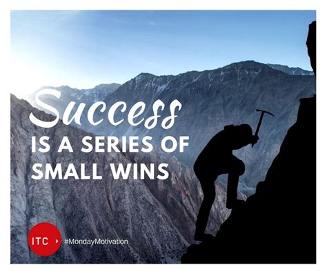 Success is a series of small wins #MondayMotivation #motivation #quote ...