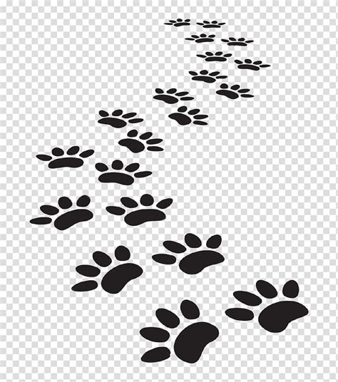 Dog Cat Paw Printing Clipart