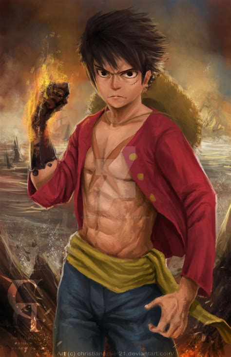 Monkey D. Luffy fan art by christianamiel21 on DeviantArt