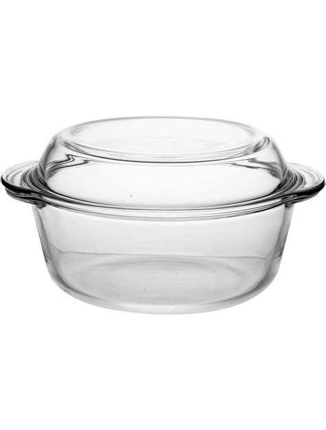 1.5 Litres Microwave Safe Casserole Round Glass Oven Dish Bakeware with Lid