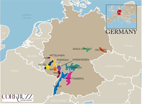 Mosel Wine Region Map