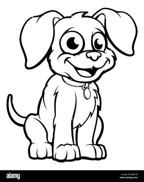 Fierce Dog Clipart Outline