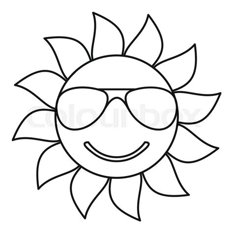 Sun Outline Drawing at PaintingValley.com | Explore collection of Sun ...