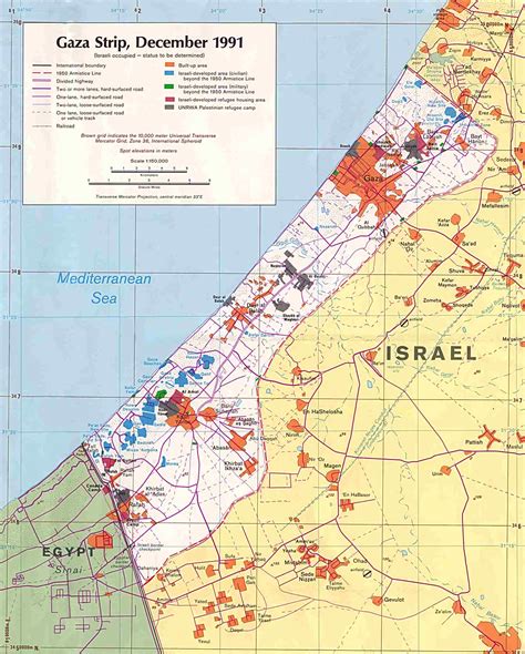 West Bank and Gaza Maps - Perry-Castañeda Map Collection - UT Library ...