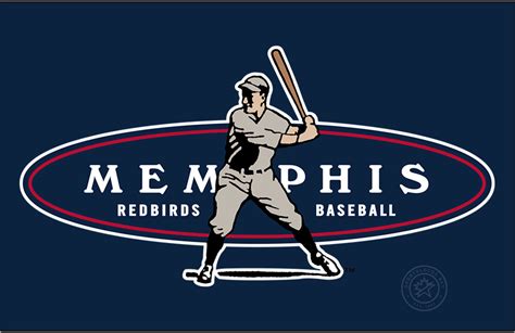 Memphis Redbirds Logo - Primary Dark Logo - Pacific Coast League (PCL ...