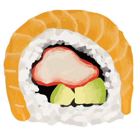 Sushi Japanese Food Clip art Element Transparent Background 24399328 PNG