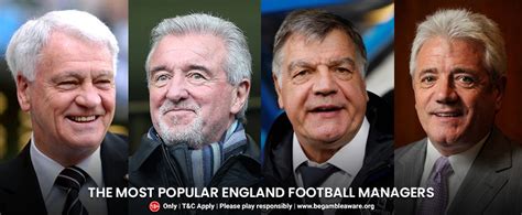 The Most Popular England Football Managers | news.britainbet.com