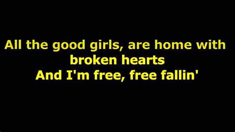 Tom Petty - Free Fallin' Lyrics | Free fallin lyrics, Tom petty free ...